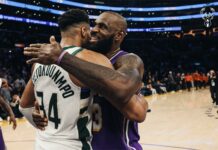 Янис Адетокунбо спря на два пъти Леброн в края на дуела Лейкърс – Милуоки (видео)