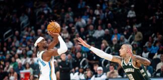 Оклахома не даде шанс на Милуоки (видео)