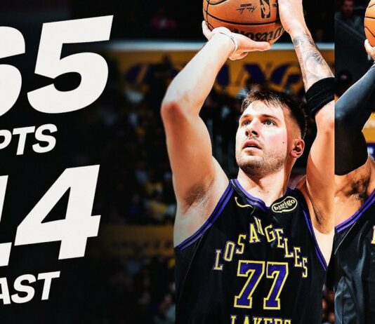 Лука Дончич и Леброн Джеймс с общо 65 точки срещу Мемфис (видео)