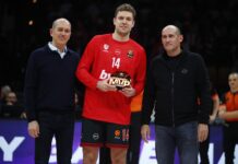 Aлександър Везенков взе наградата си за MVP на януари в Евролигата (видео)