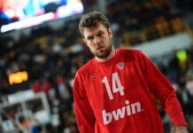 Олимпиакос без Везенков в Каунас утре