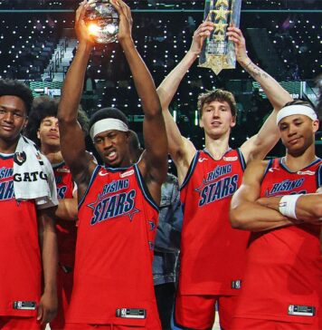 Новобранец на Филаделфия се превърна в герой в Мача на изгряващите звезди отвъд океана (видео)