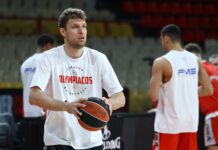 Олимпиакос без Везенков в гръцкото дерби на кръга в Евролигата