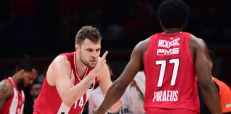 Везенков доминира, Олимпиакос не спира – победа №22 в Евролигата (видео)