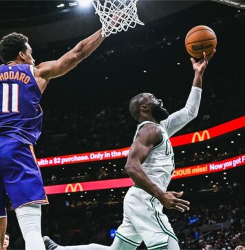 Джейлън Браун даде тон на Бостън срещу Финикс (видео)