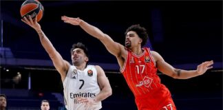 Реал Мадрид не спира у дома: 12 поред и удар по амбициите на Апоел (видео)