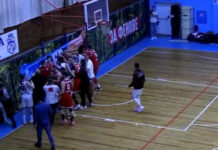 Меле във Видин прекрати мач от ББЛ (видео)