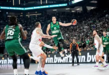 Панатинайкос без Слукас в плейофите на Евролигата