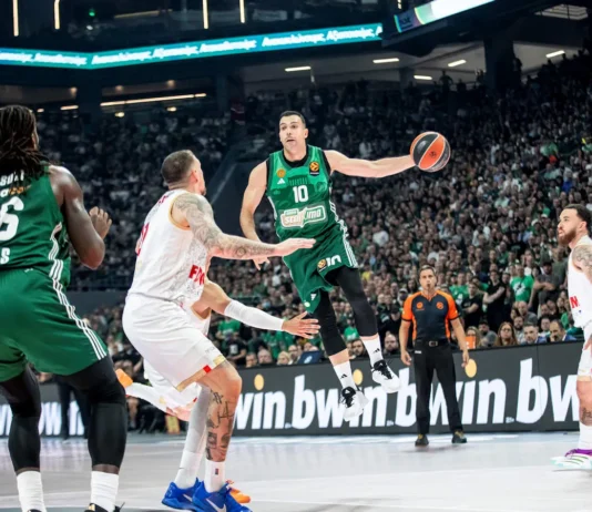 Панатинайкос без Слукас в плейофите на Евролигата