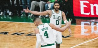 16 тройки за Бостън и 1-0 срещу Филаделфия в плейофите на Изток (видео)