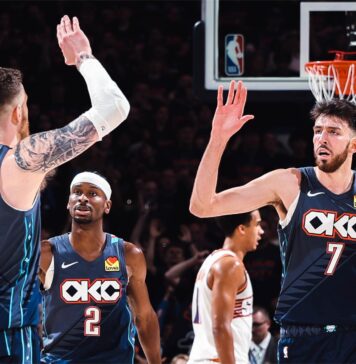 Оклахома дръпна с 2-0 в серията срещу Финикс (видео)