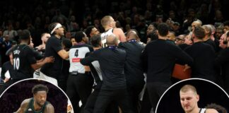 НБА наложи глоби на Йокич и Рандъл след мач №4 от серията между Денвър и Минесота (видео)