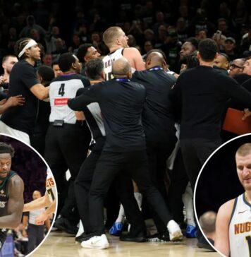 НБА наложи глоби на Йокич и Рандъл след мач №4 от серията между Денвър и Минесота (видео)