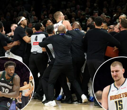 НБА наложи глоби на Йокич и Рандъл след мач №4 от серията между Денвър и Минесота (видео)